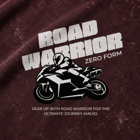 Zeroform Road Warrior Oversized | 100% Cotton Acid Wash