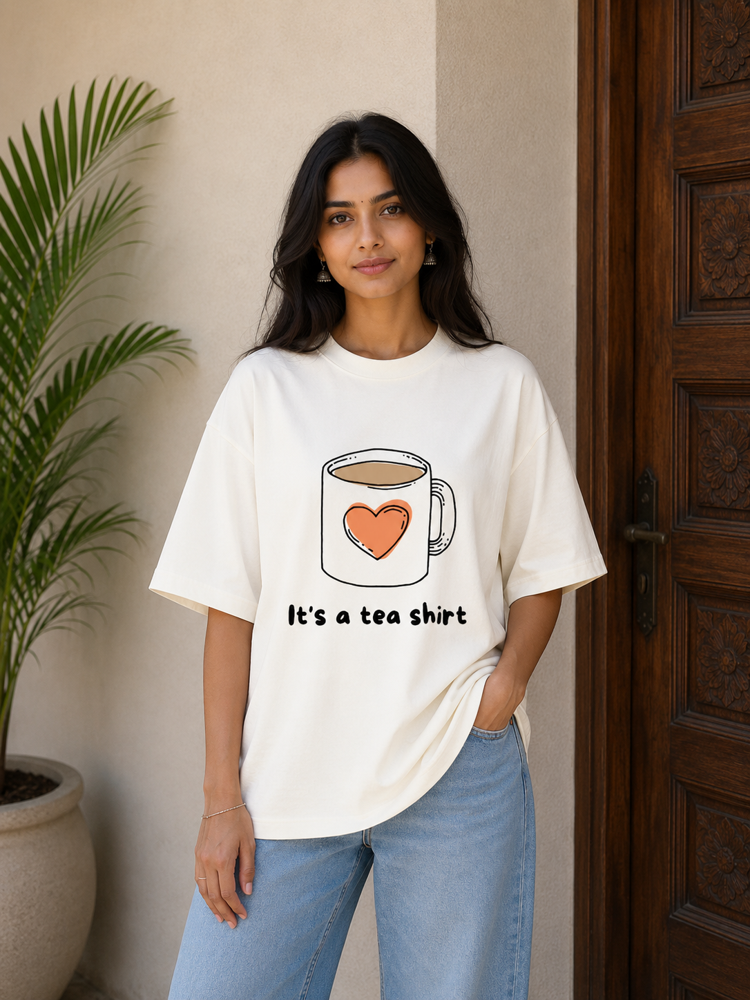 Zeroform TEA Shirt Oversized Cotton Tee