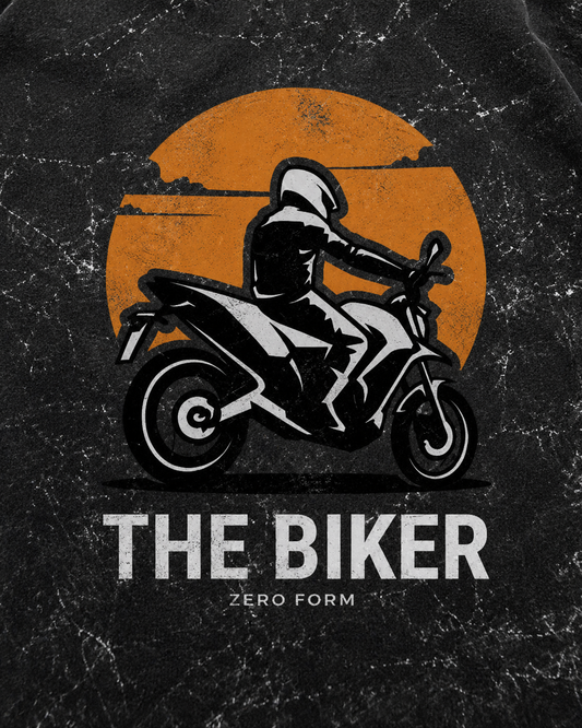 Zeroform The Biker 2 Oversized | 100% Cotton Acid Wash