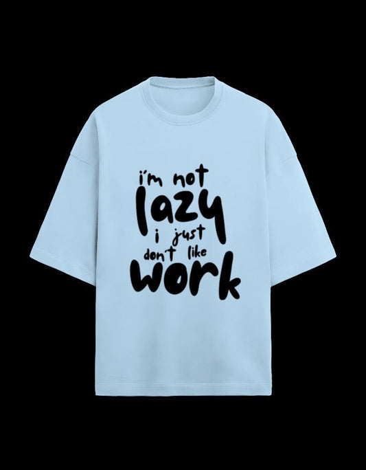 Zeroform Lazy Work Oversized Cotton Tee - ZEROFORM