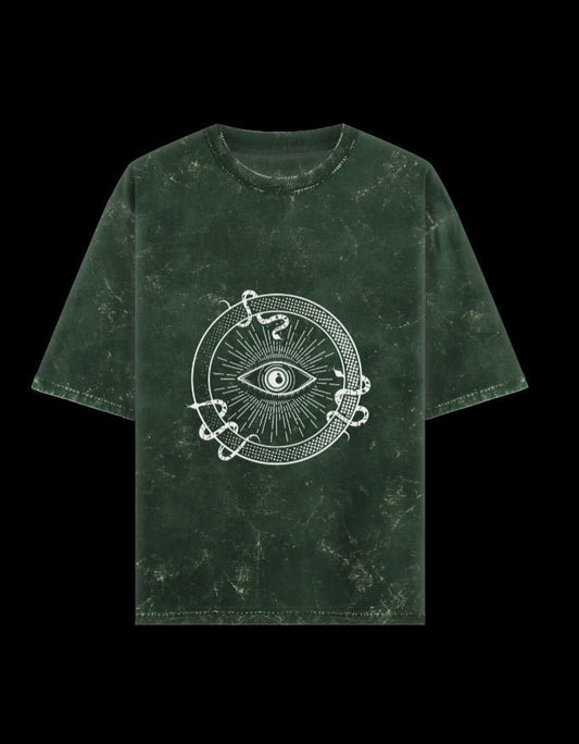 Zeroform Snake Eye Oversized Cotton T-shirt - ZEROFORM