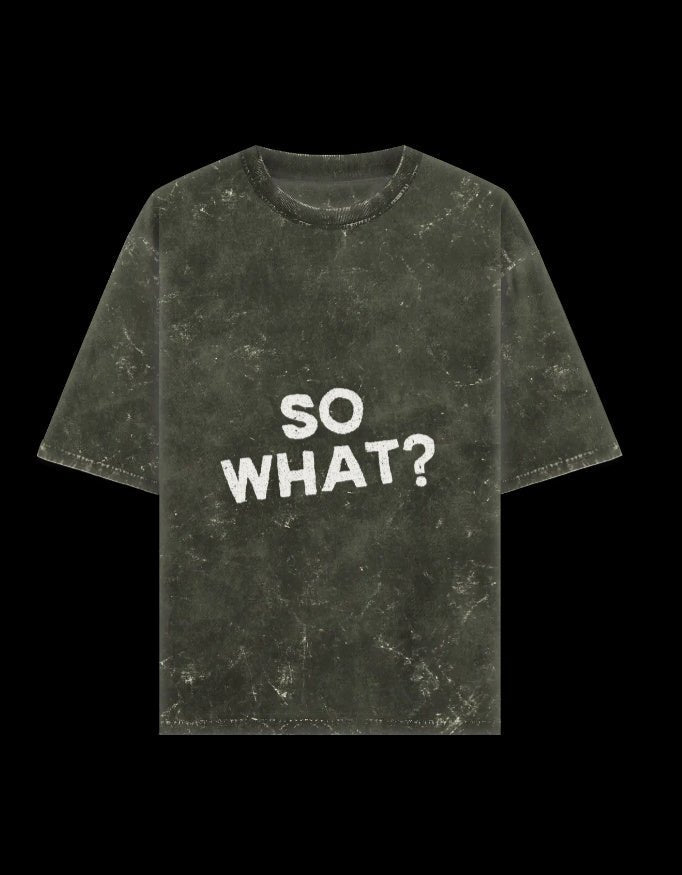 Zeroform So What? Oversized Cotton T-Shirt - ZEROFORM