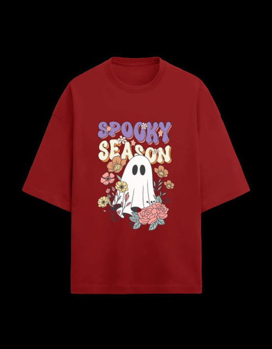 Zeroform Spooky Oversized Cotton Tee - ZEROFORM