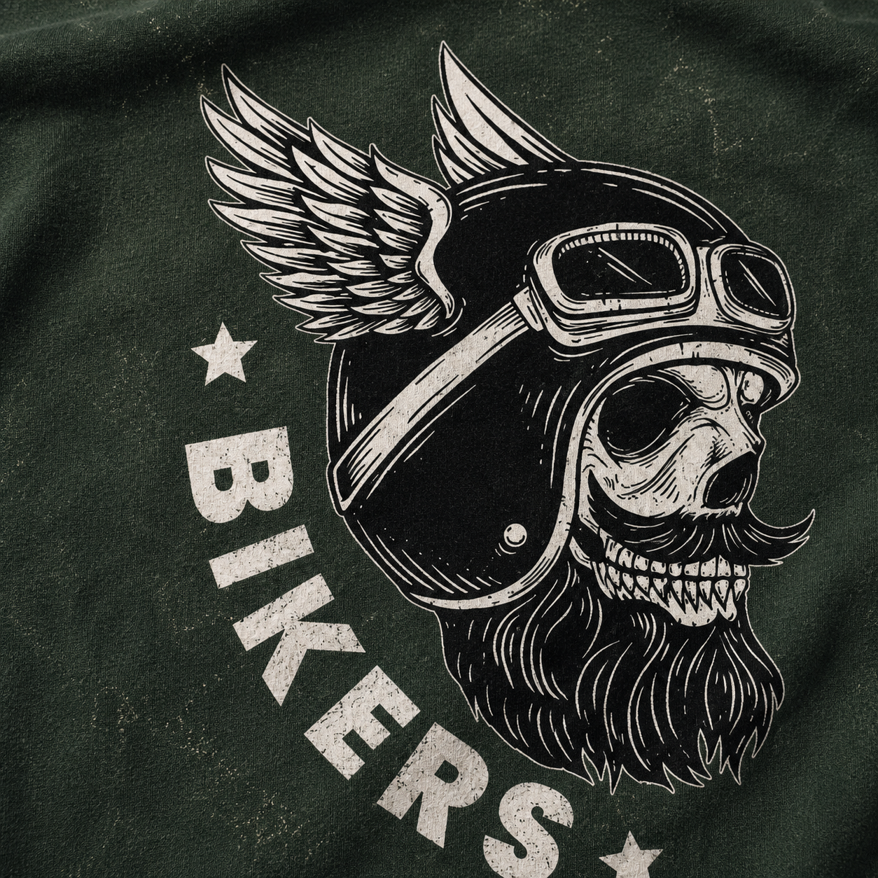 Zeroform Bikers Oversized | 100% Cotton Acid Wash
