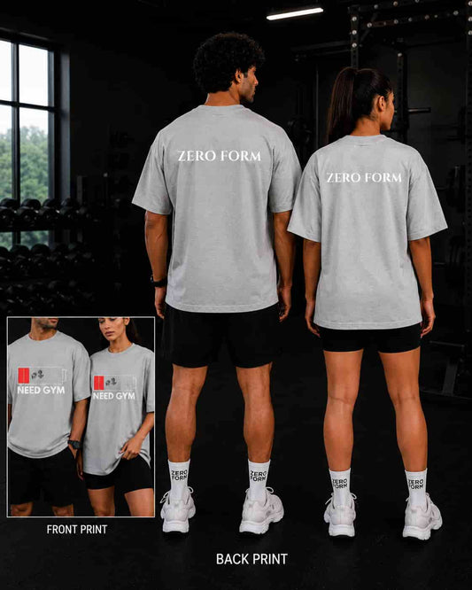 Need Gym Oversized T-shirt 100% Cotton