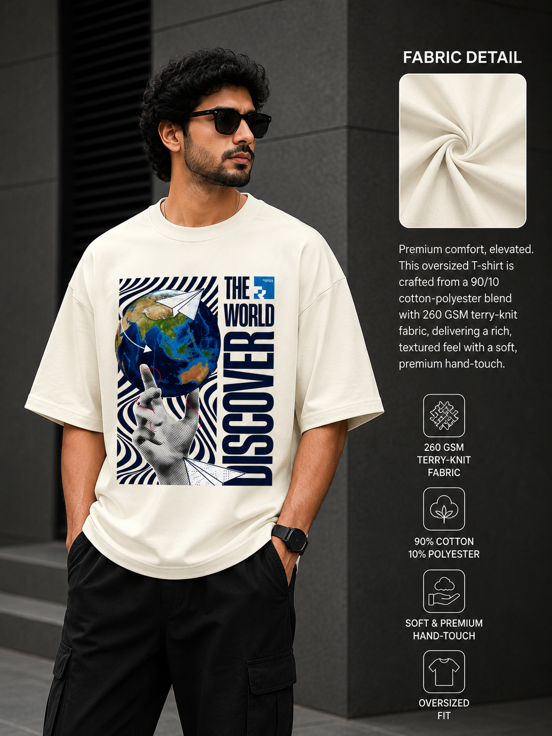 Zeroform Discover Oversized Cotton T-shirt