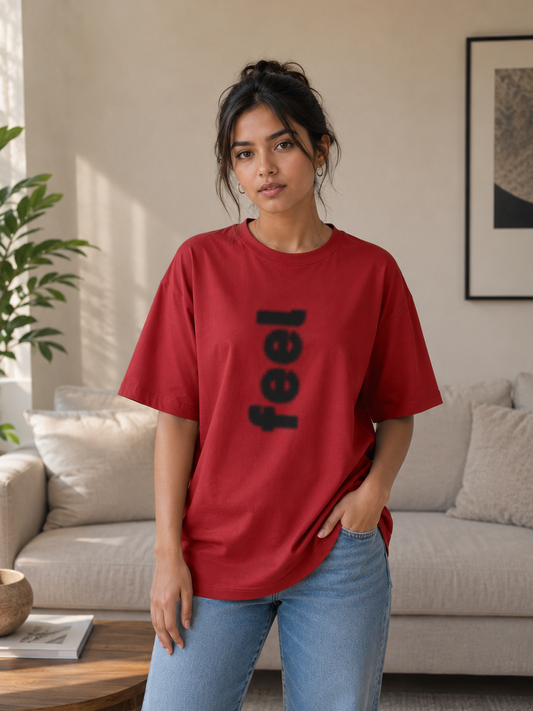 Zeroform Feel Oversized Cotton Tee