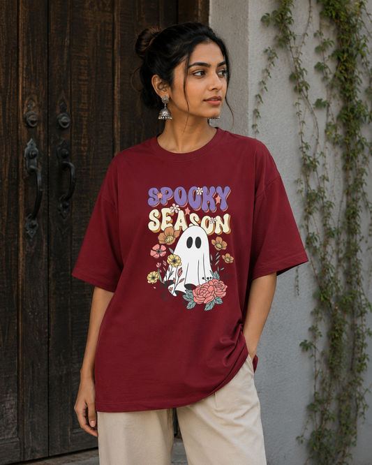 Zeroform Spooky Oversized Cotton Tee