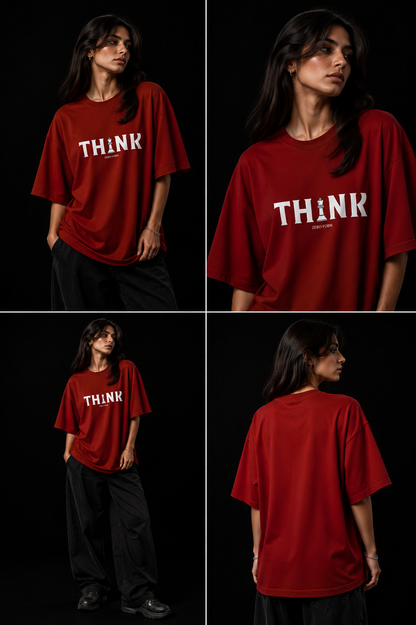 Zeroform Think Oversized T-shirt