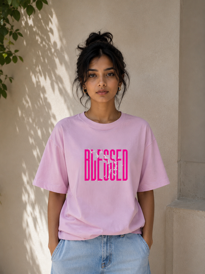 Zeroform Blessed Oversized Cotton T-Shirt