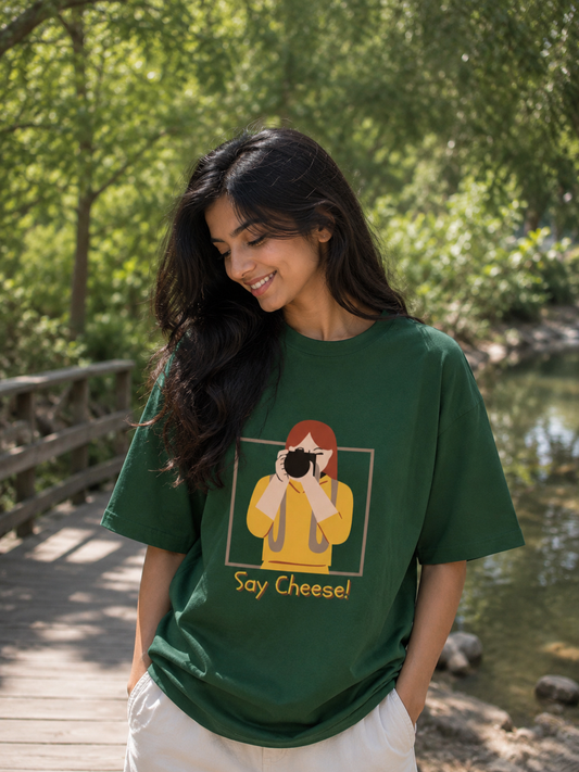 Zeroform Photography Oversized Cotton T-Shirt