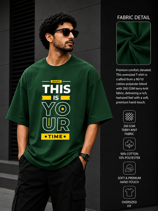 Zeroform Time Oversized Cotton T-shirt