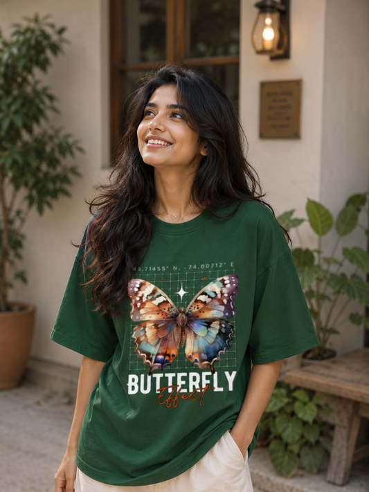 Zeroform Butterfly Effect Oversized Tee