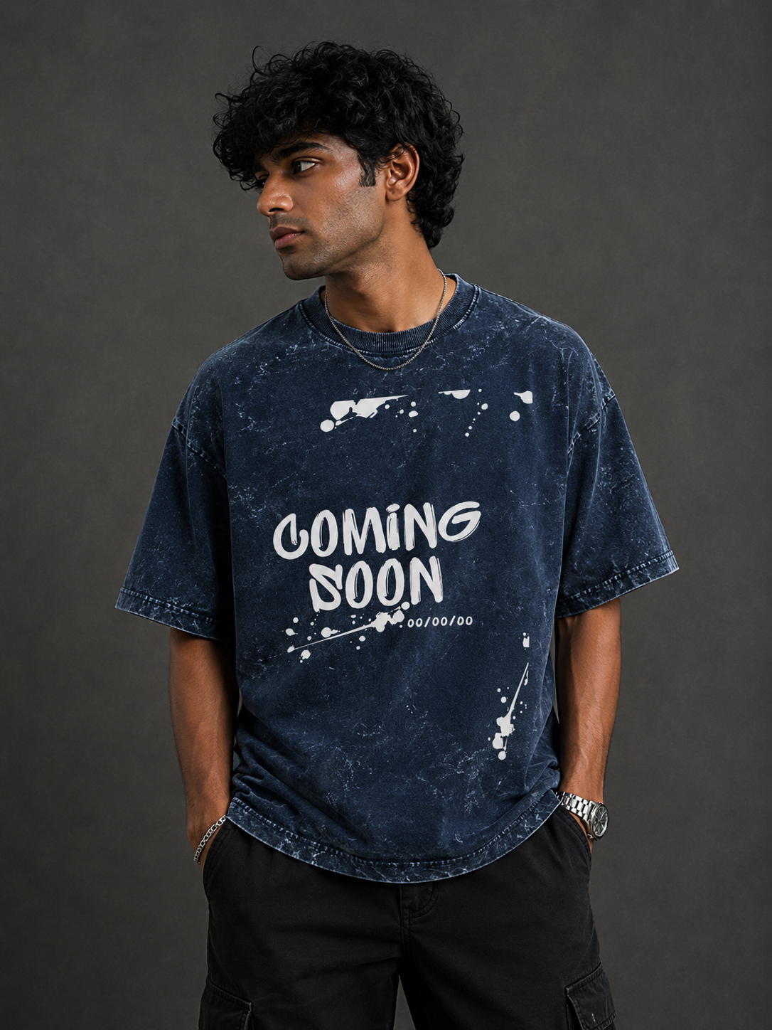 Zeroform Coming Soon Oversized Cotton T-Shirt