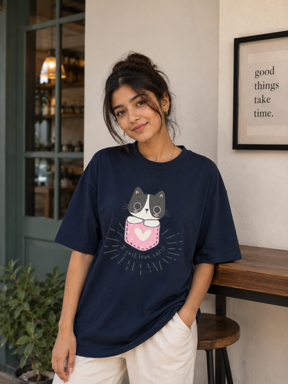 Zeroform Cutie Oversized Cotton T-Shirt