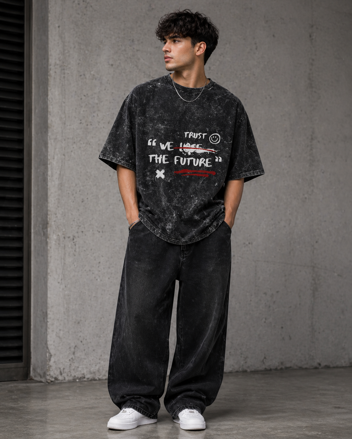 Zeroform  Trust Oversized Cotton T-shirt