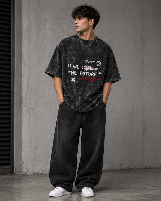 Zeroform  Trust Oversized Cotton T-shirt