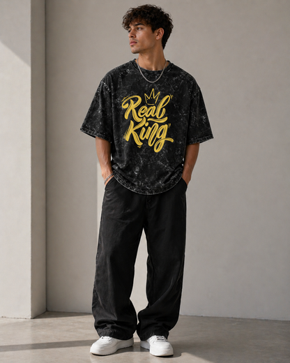 Zeroform  Real King Oversized Cotton T-shirt