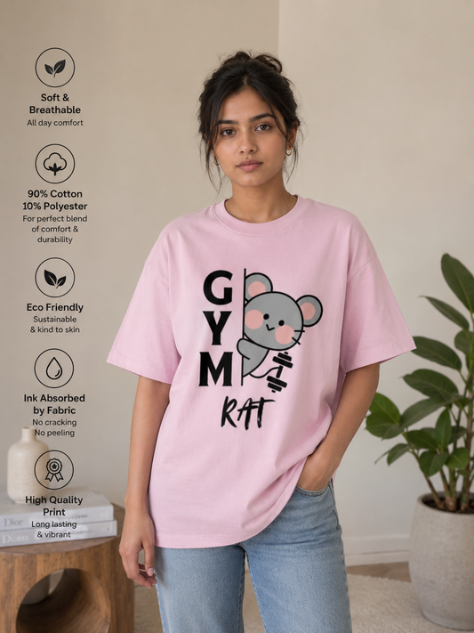 Zeroform GYM Rat Oversized Cotton Tee
