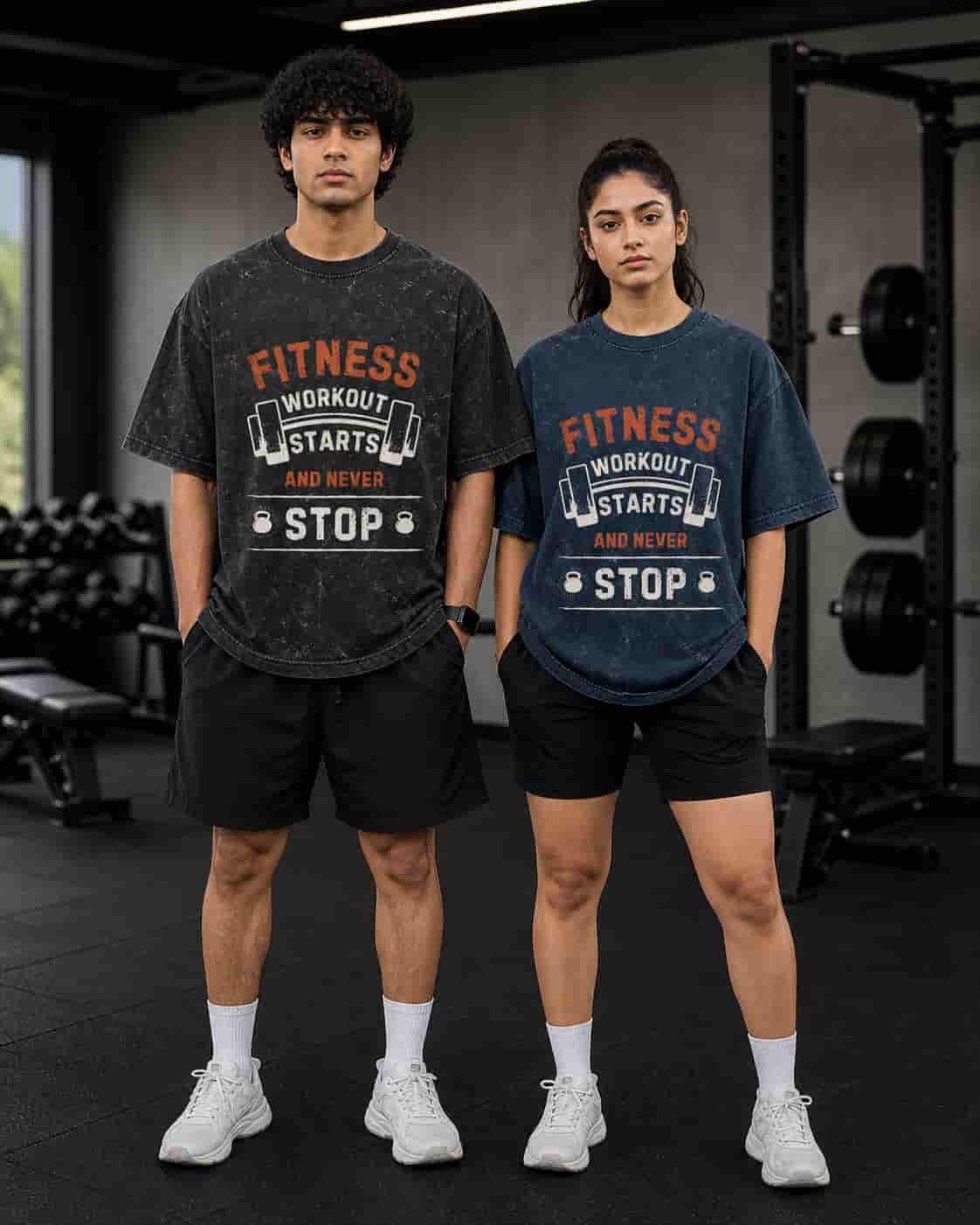 Zeroform Gym Fitness 1 Oversized T-shirt