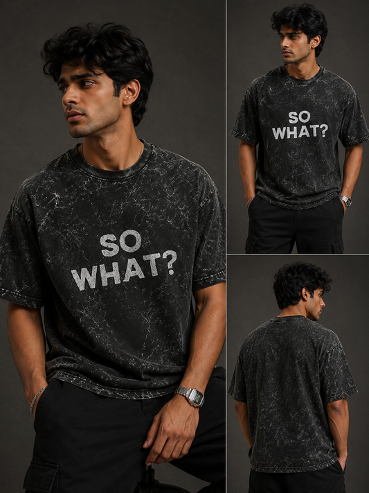 Zeroform So What? Oversized Cotton T-Shirt