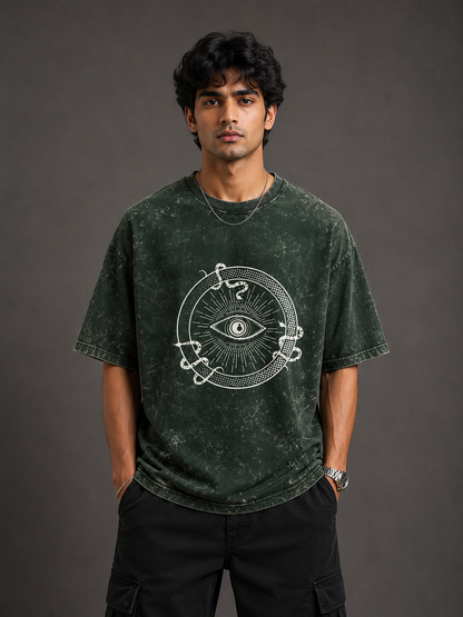 Zeroform Snake Eye Oversized Cotton T-shirt