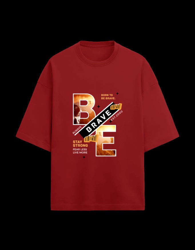 Zeroform Be Brave Oversized Cotton T-shirt - ZEROFORM
