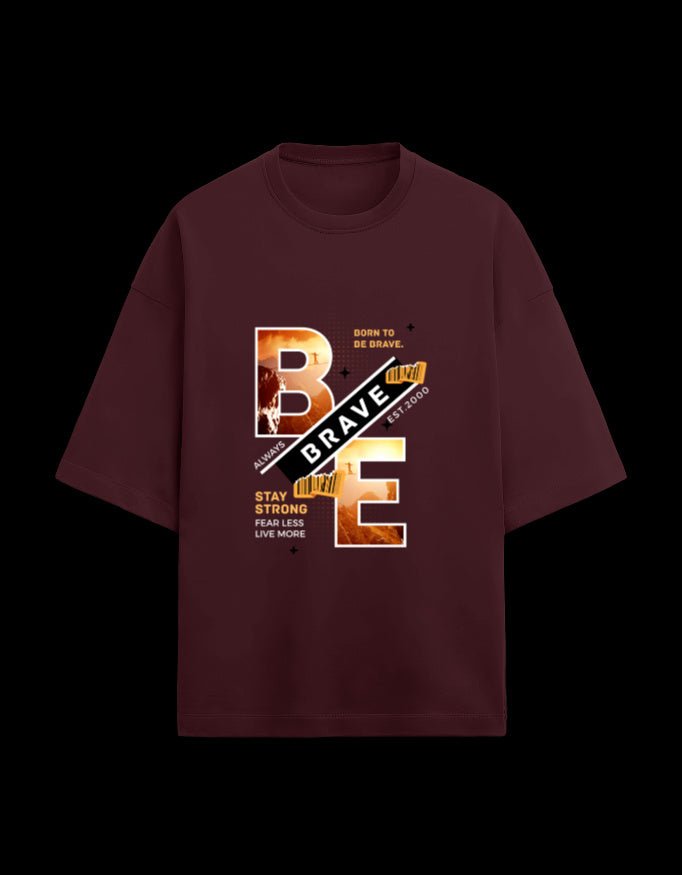 Zeroform Be Brave Oversized Cotton T-shirt - ZEROFORM
