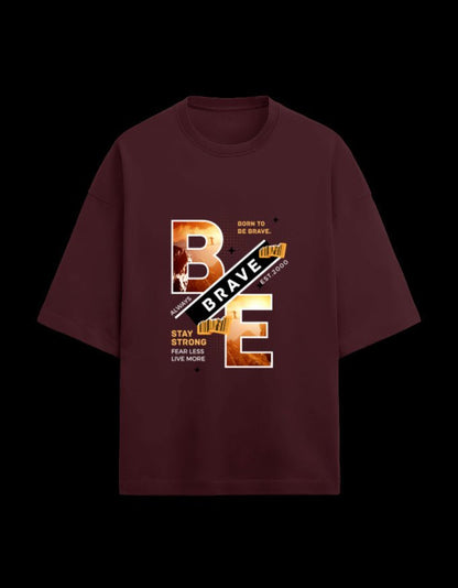 Zeroform Be Brave Oversized Cotton T-shirt - ZEROFORM