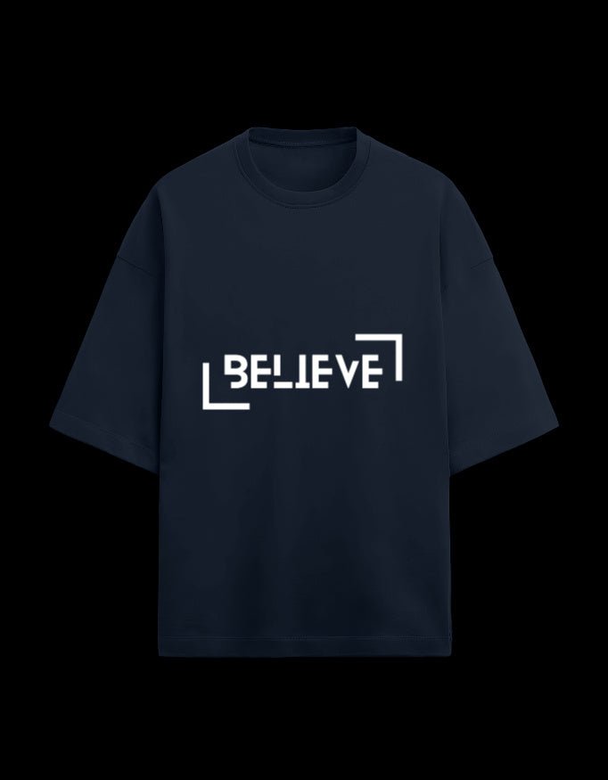 Zeroform Believe Oversized Cotton T-shirt - ZEROFORM