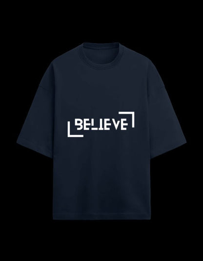 Zeroform Believe Oversized Cotton T-shirt - ZEROFORM
