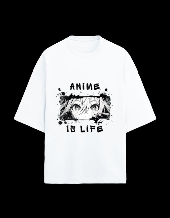 Zeroform Blush Dream Anime Oversized Cotton T-Shirt - ZEROFORM