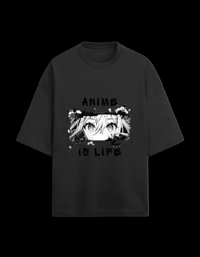 Zeroform Blush Dream Anime Oversized Cotton T-Shirt - ZEROFORM