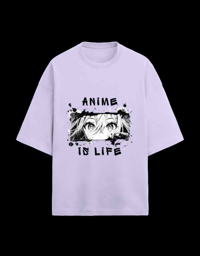 Zeroform Blush Dream Anime Oversized Cotton T-Shirt - ZEROFORM