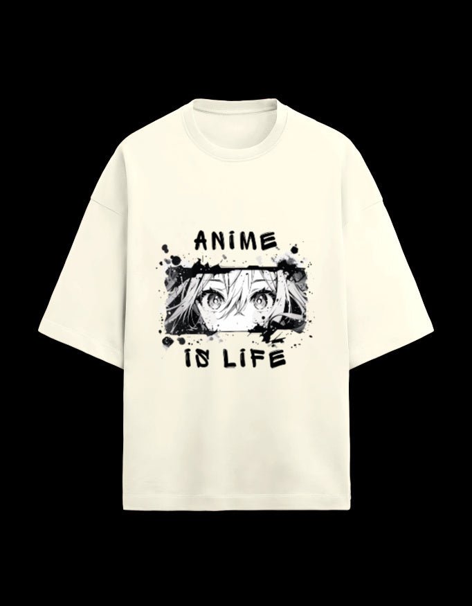 Zeroform Blush Dream Anime Oversized Cotton T-Shirt - ZEROFORM