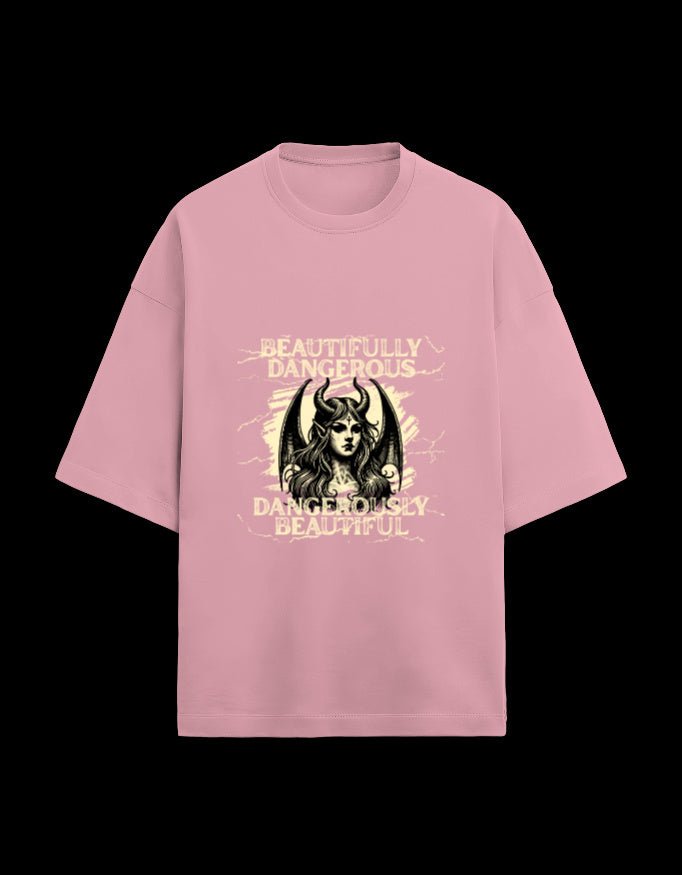 Zeroform Danger Oversized Cotton Tee - ZEROFORM
