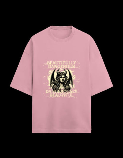 Zeroform Danger Oversized Cotton Tee - ZEROFORM