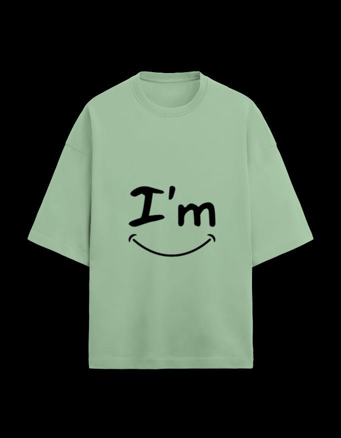 Zeroform I M Oversized Cotton Tee - ZEROFORM