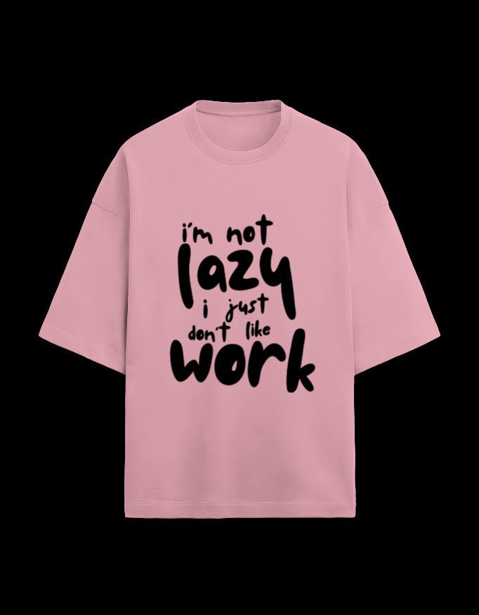 Zeroform Lazy Work Oversized Cotton Tee - ZEROFORM