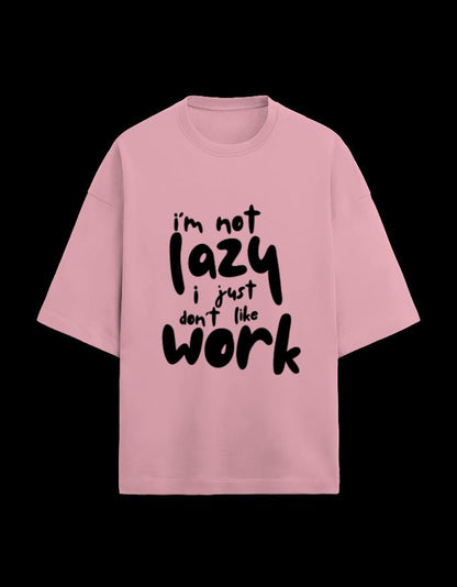 Zeroform Lazy Work Oversized Cotton Tee - ZEROFORM