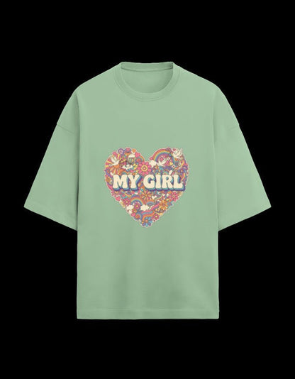 Zeroform My Girl Oversized Cotton Tee - ZEROFORM