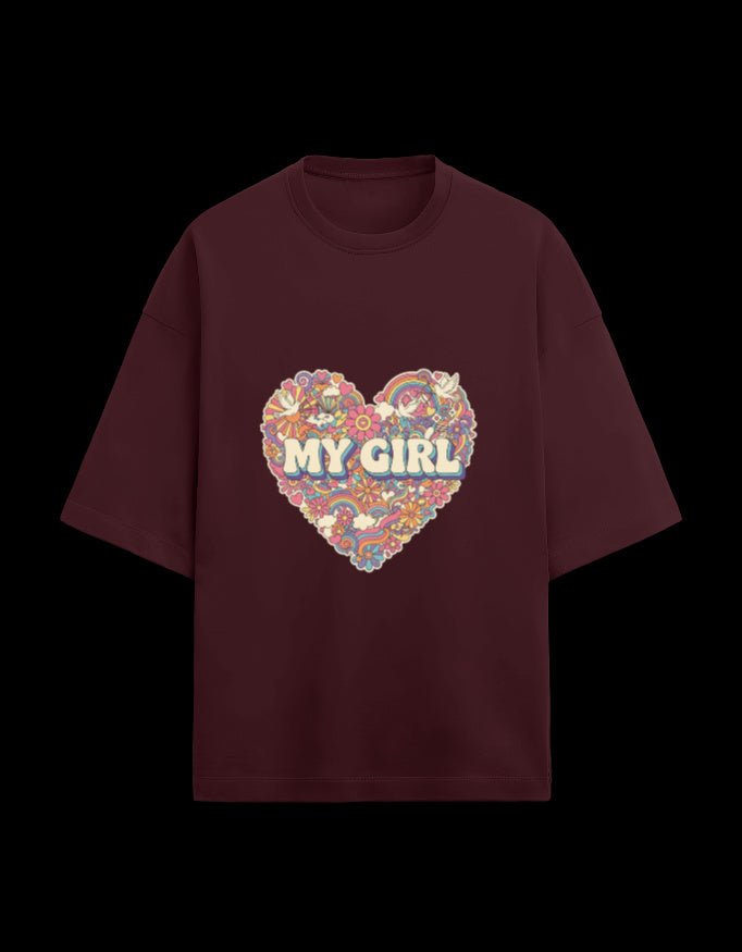 Zeroform My Girl Oversized Cotton Tee - ZEROFORM