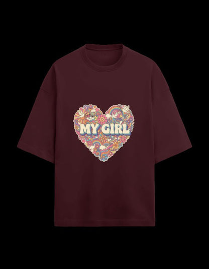 Zeroform My Girl Oversized Cotton Tee - ZEROFORM