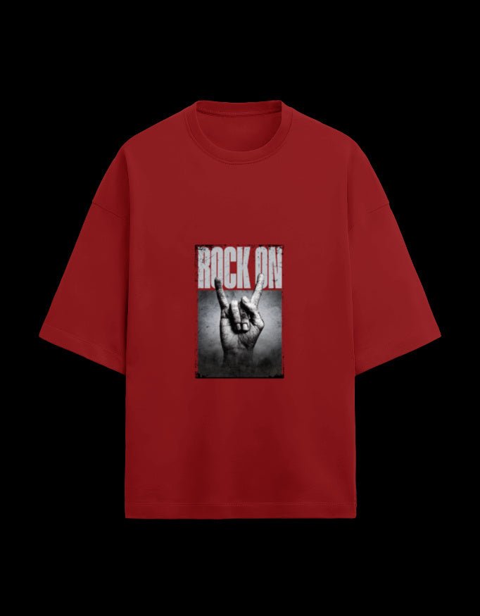 Zeroform Rock ON Oversized Cotton T-shirt - ZEROFORM