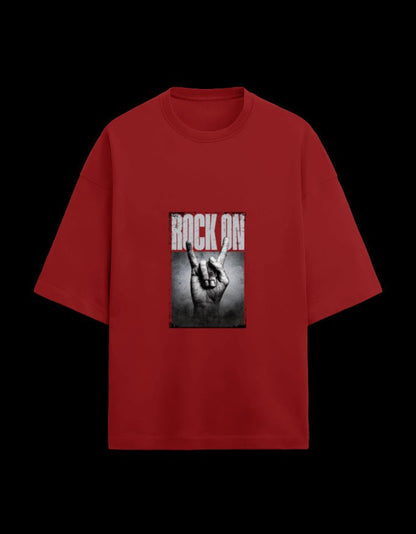 Zeroform Rock ON Oversized Cotton T-shirt - ZEROFORM