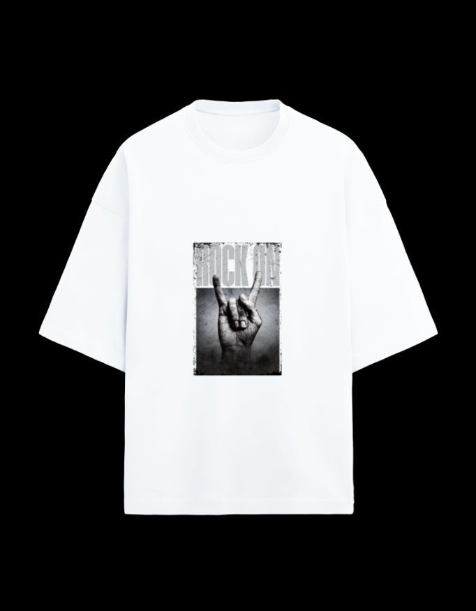 Zeroform Rock ON Oversized Cotton T-shirt - ZEROFORM