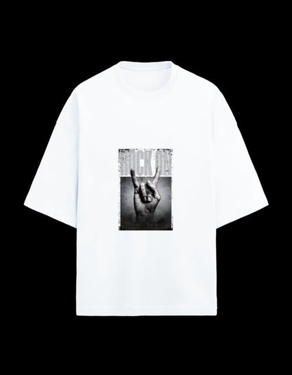 Zeroform Rock ON Oversized Cotton T-shirt - ZEROFORM