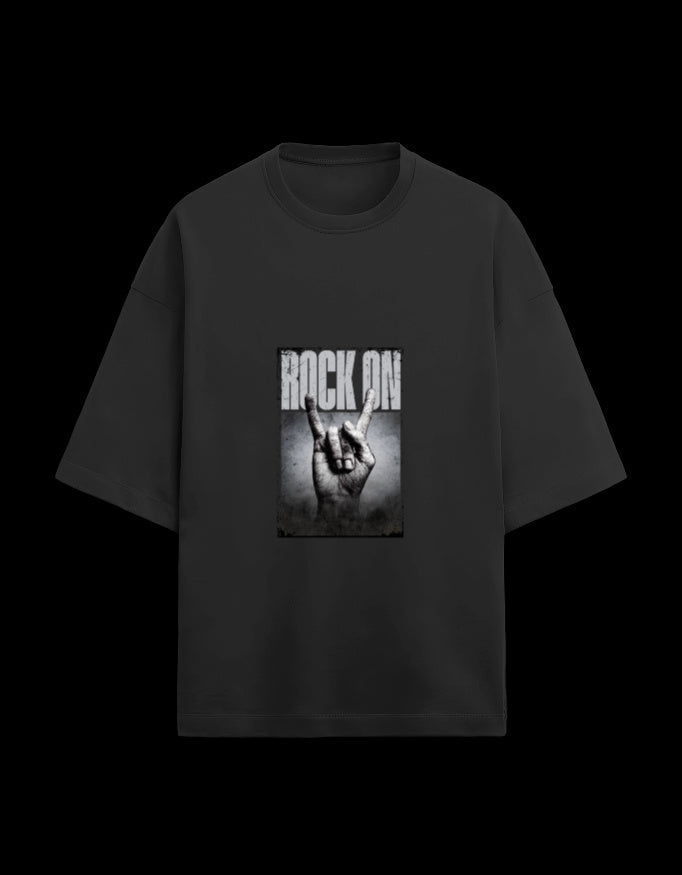 Zeroform Rock ON Oversized Cotton T-shirt - ZEROFORM