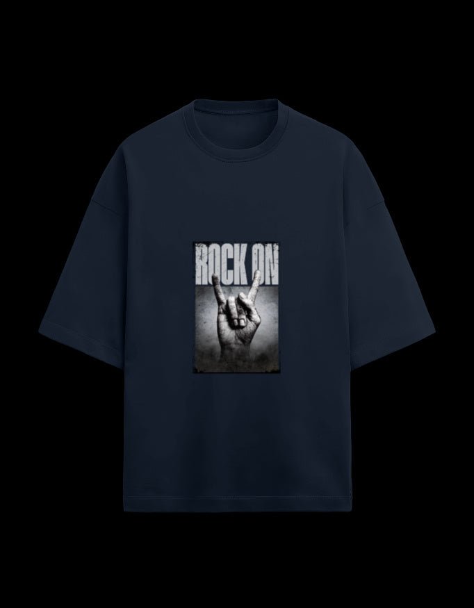 Zeroform Rock ON Oversized Cotton T-shirt - ZEROFORM