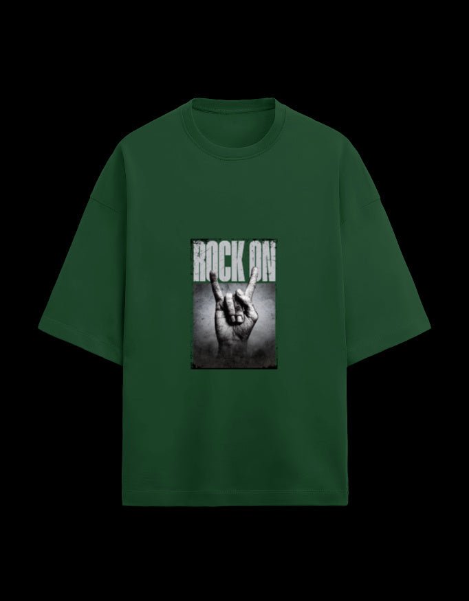 Zeroform Rock ON Oversized Cotton T-shirt - ZEROFORM